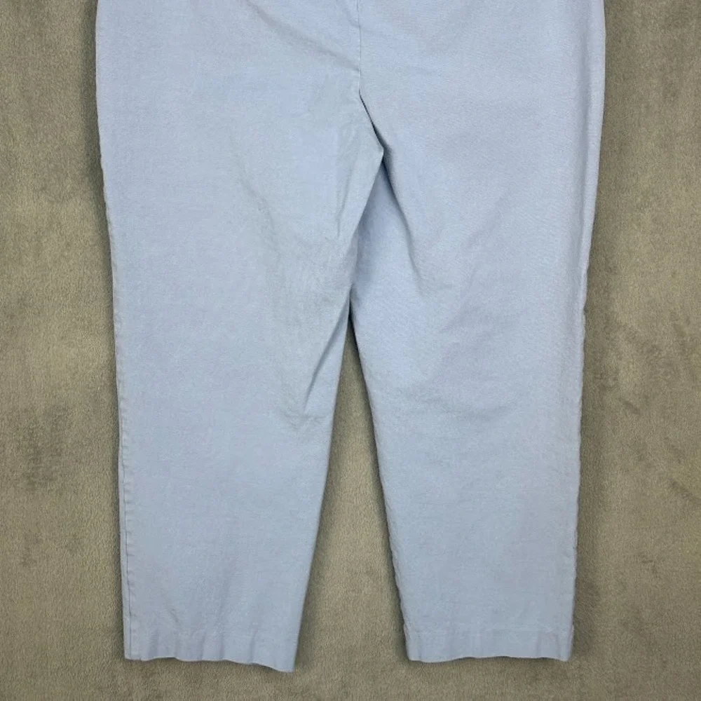 Boden Pants Womens 10R Blue Bi-stretch Tapered Ankle Trouser Stretch Career